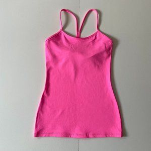 Lululemon Athletica Women's Power Y Tank Top, Bright Pink, Size 4